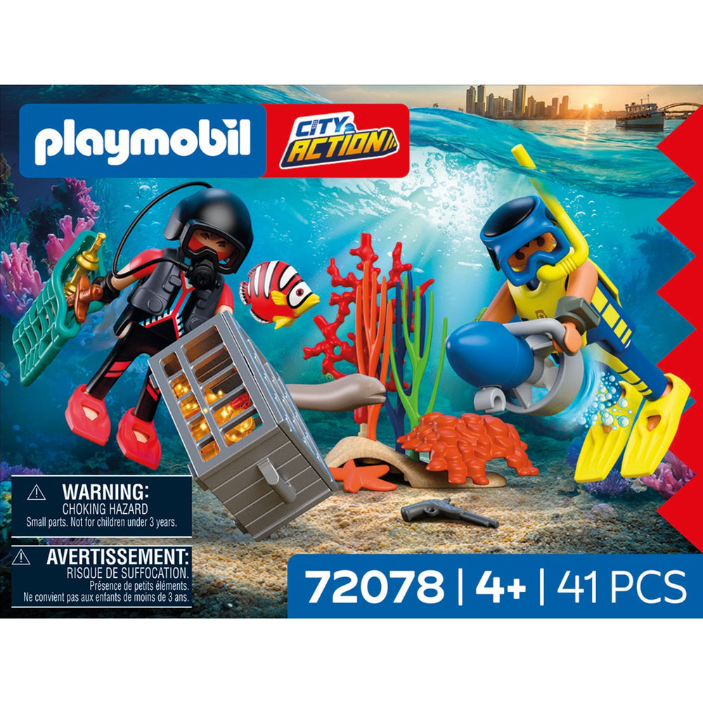 Køb Playmobil® Police Diver With Treasure