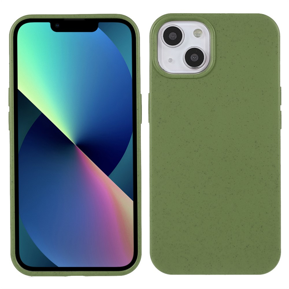 iPhone 15 Bio Gummi Schutzhülle Eco Friendly Nachhaltig Kompostierbar - Grün