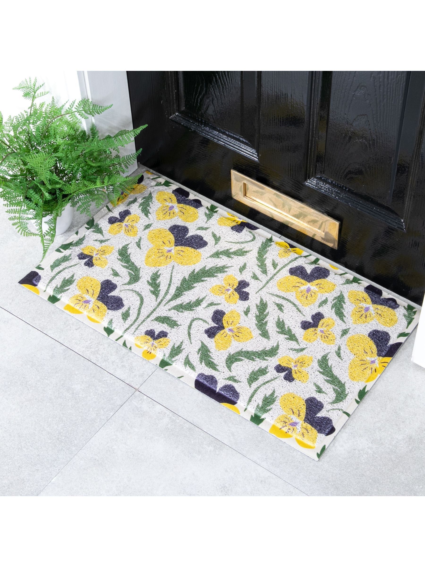 Artsy Mats Pansy Doormat