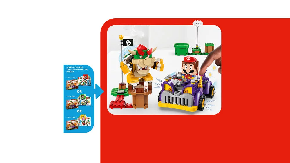 LEGO®SUPER MARIO™ 71431 - ENSEMBLE D'EXTENSION BOLIDE DE BOWSER