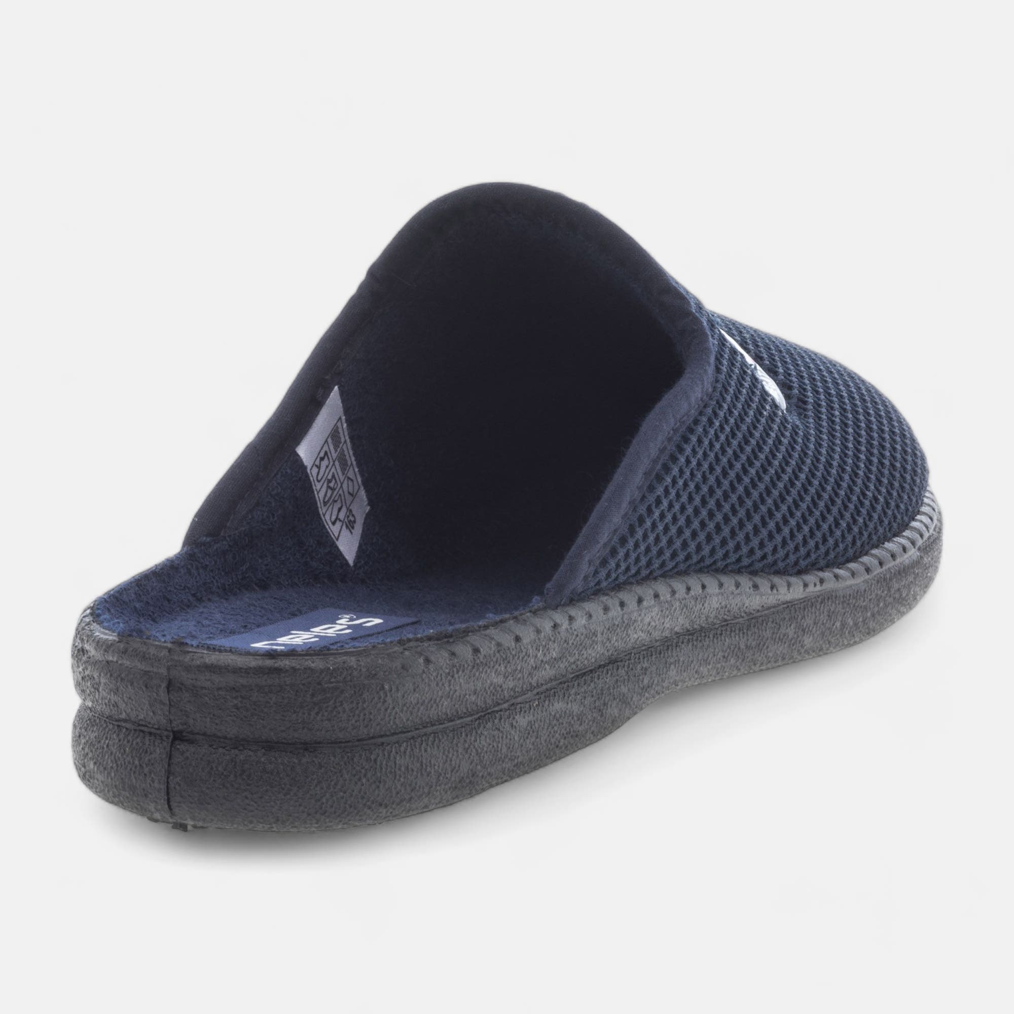Pantoufles mules Homme bleu marine