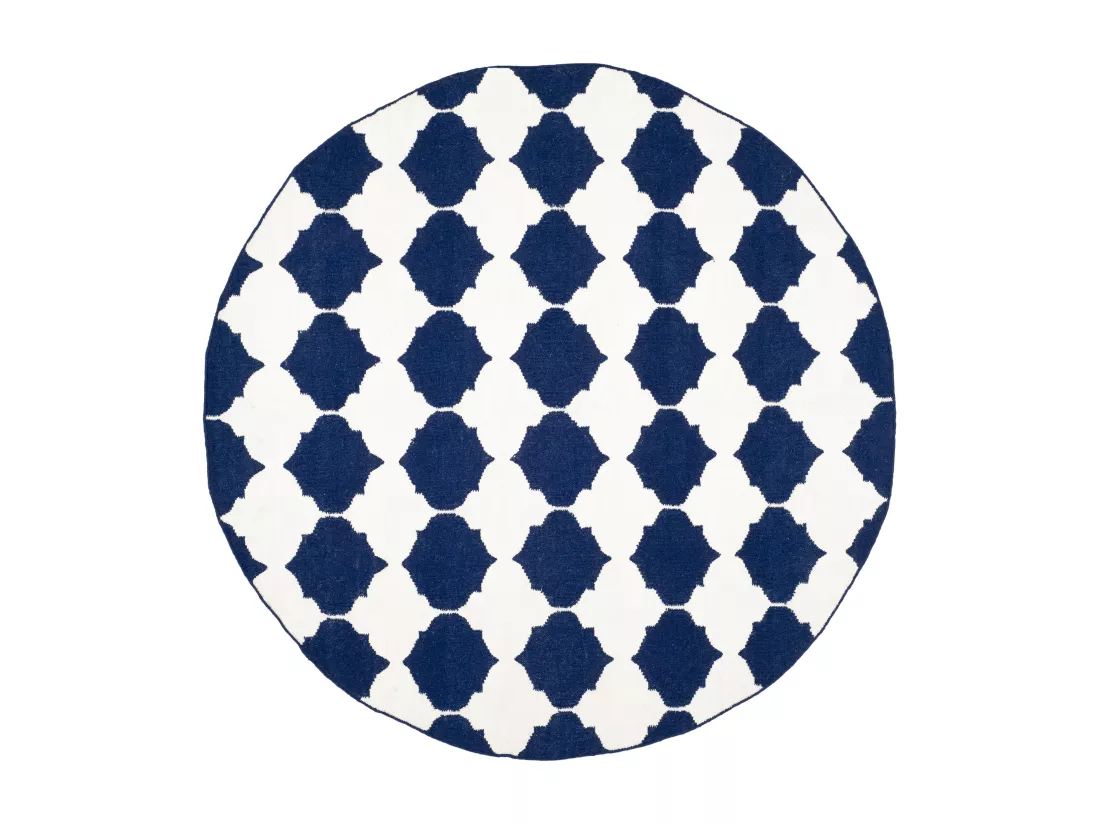 Tapis Navy & Ivory 213 X 213 cm - Tangier