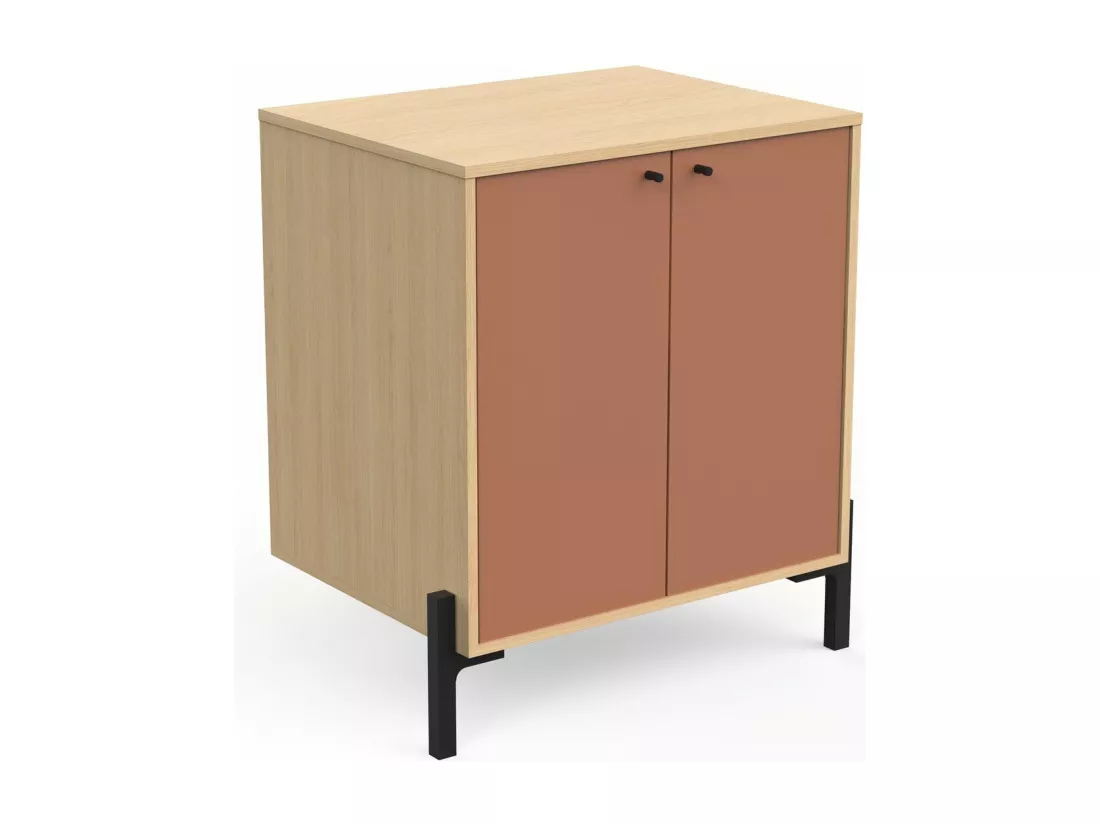 Meuble sous vasque 2 portes L69,2 cm - ELISA