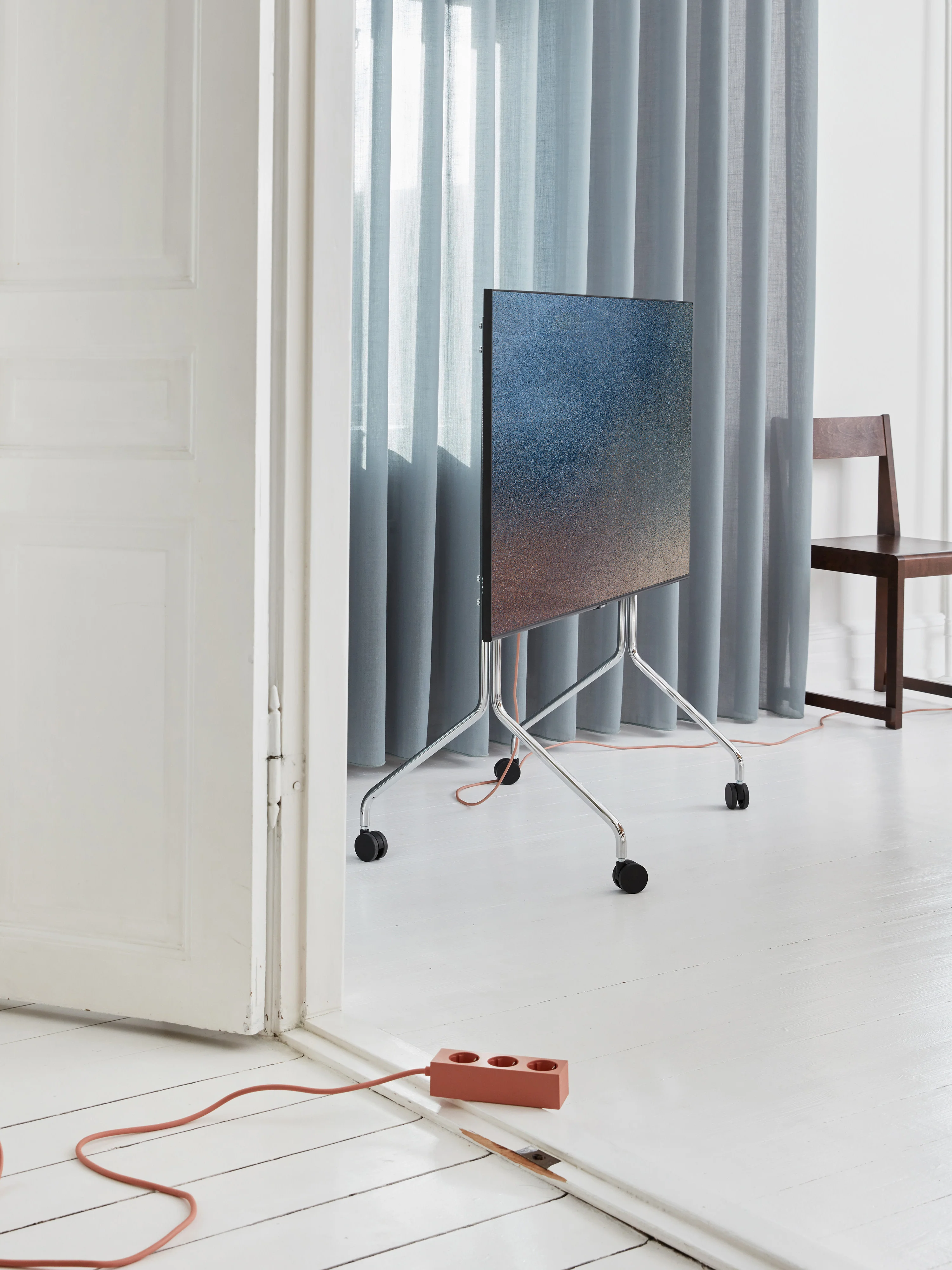 Tv-meubel Moon Rollin' met wielen