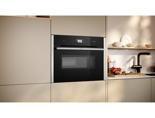 NEFF - Four combiné micro-ondes C24MS31N0, N90, Combiné compact four + micro ondes