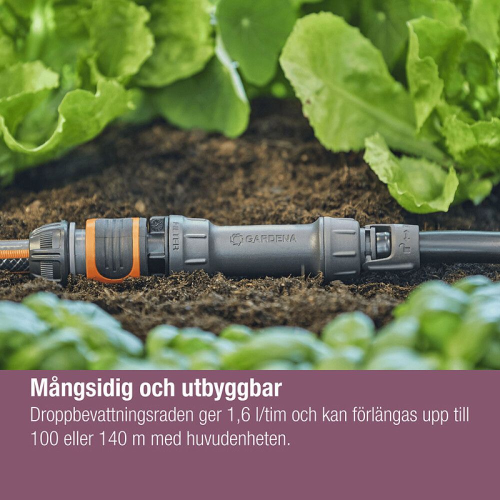 STARTSETT GARDENA MICRO-DRIP-SYSTEM DRYPPSLANGE FOR BUSKER 5