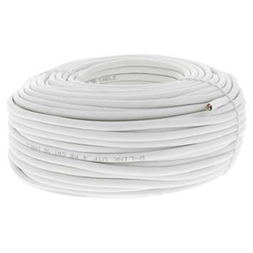 Q-Link UTP kabel CAT5 AWG26 50 meter wit