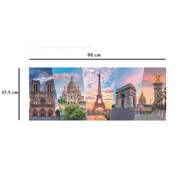 Puzzle 1000 pièces Monuments de Paris