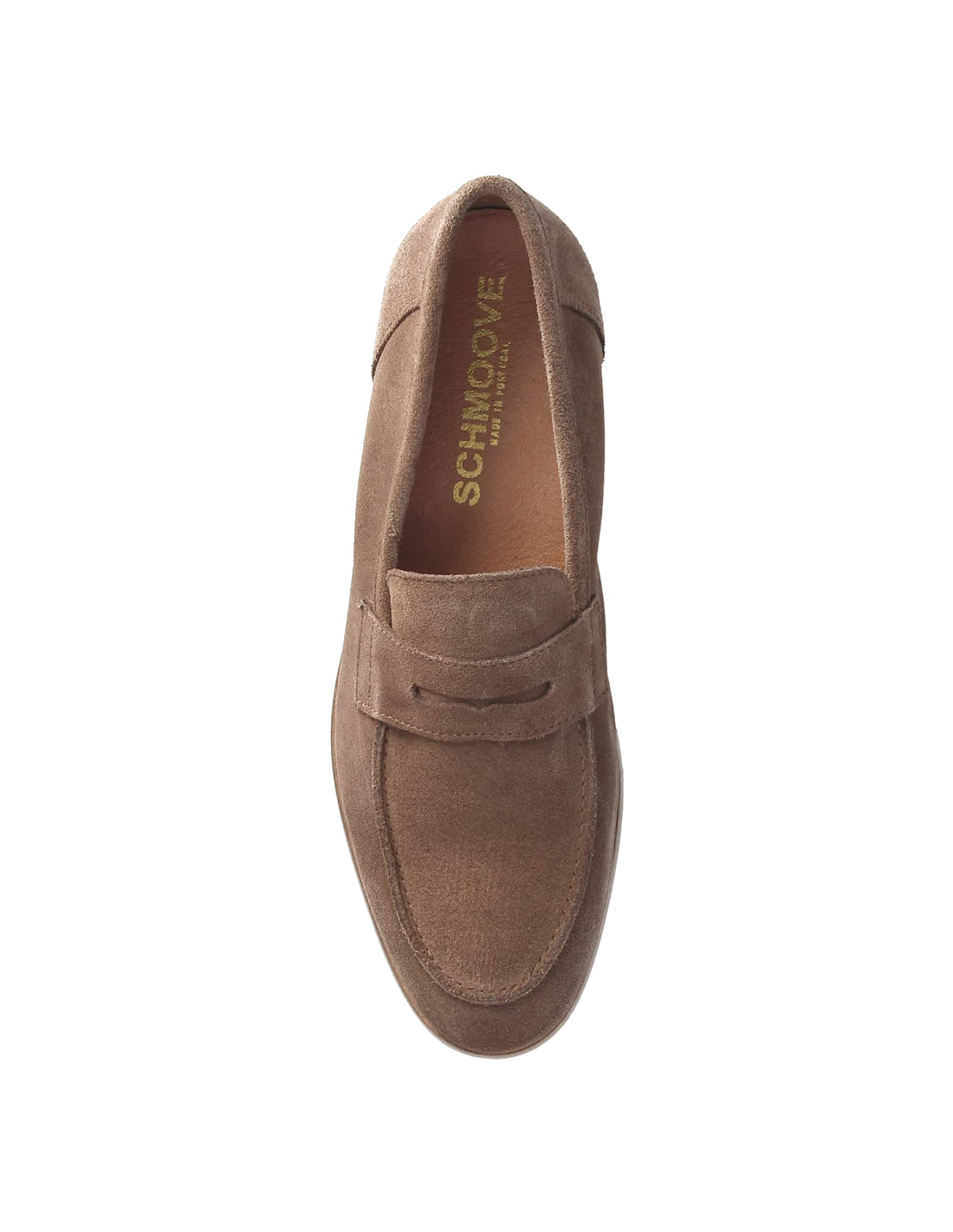 schmoove mocassin homme smart moc cuir velours marron