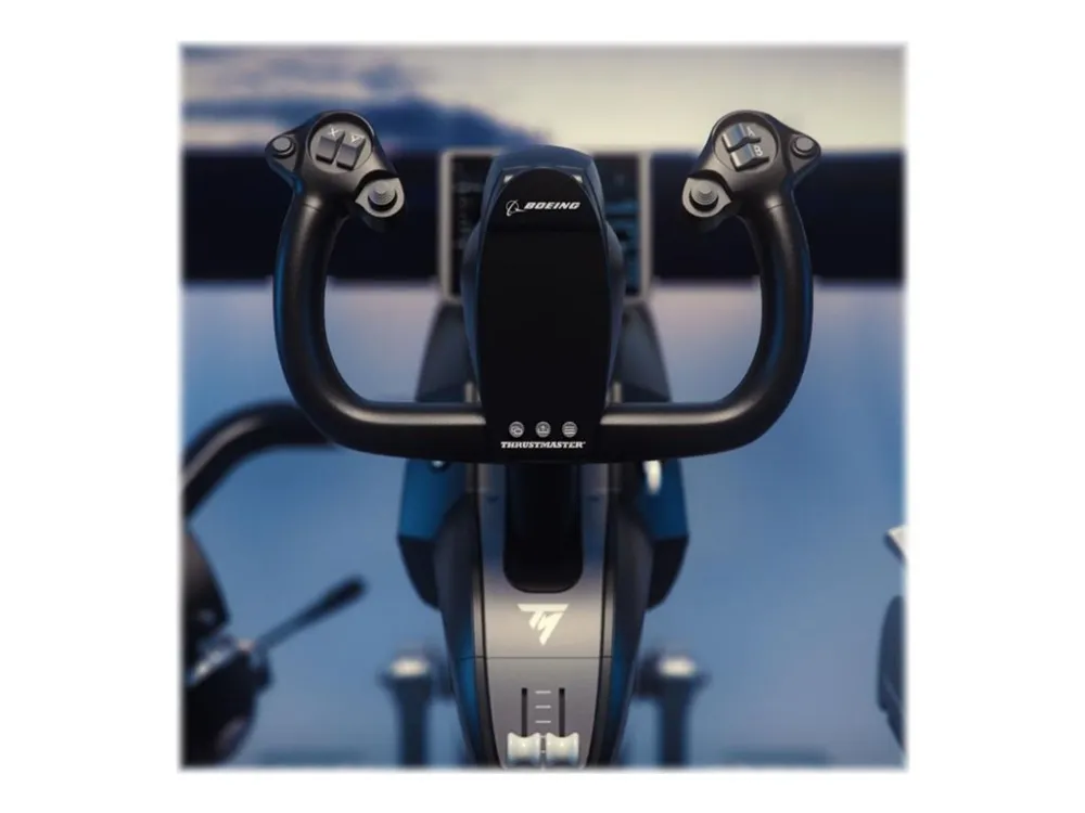 Thrustmaster Civil Aviation (TCA) Yoke Boeing Edition - Spænde - kablet - for PC, Microsoft Xbox One, Microsoft Xbox Series S, Microsoft Xbox Series X