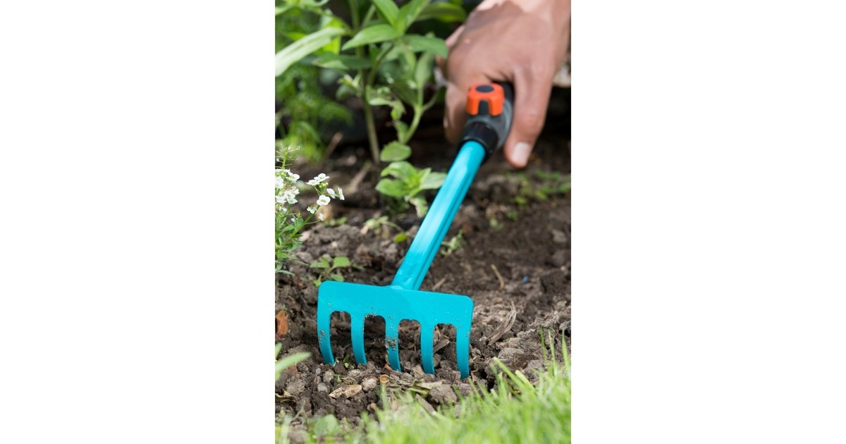 GARDENACombisystem handhark  (Turquoise/zwart, 8925-20)