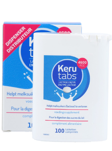 Kerutabs Lactase Enzym 4600 FCC Tabletten 100TB