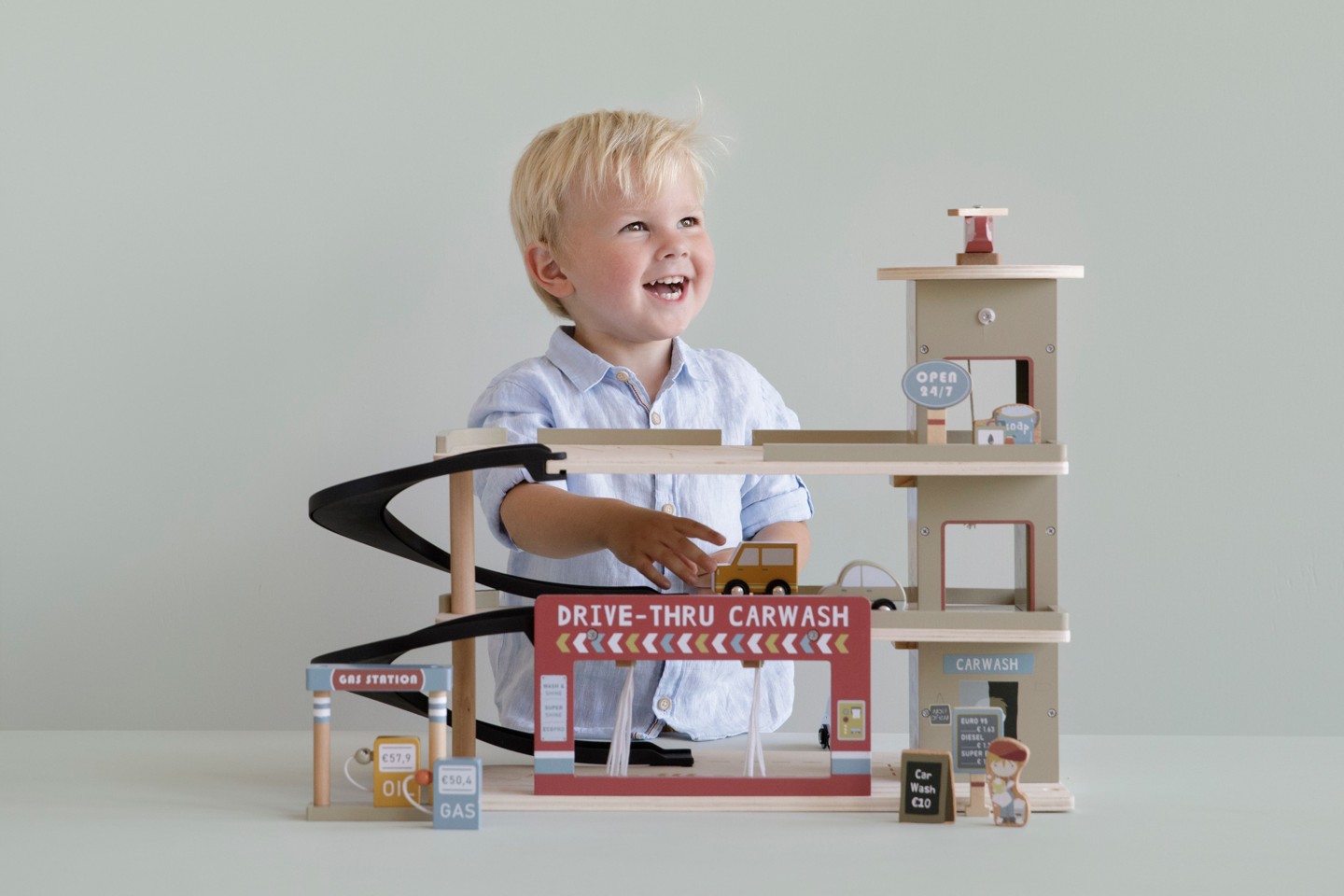 Little Dutch - Togbane sæt - Parkeringsgarage