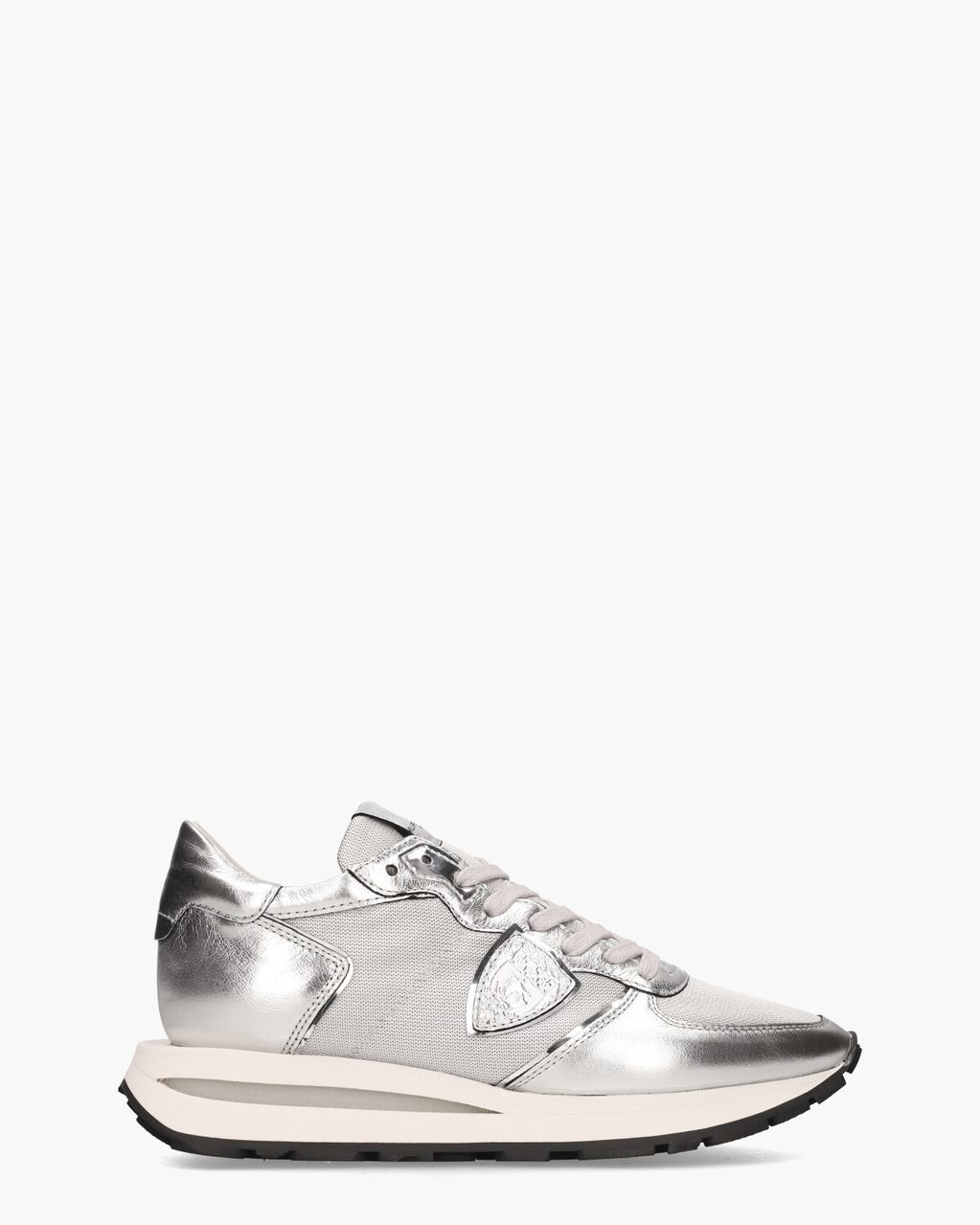 Philippe Model Tropez Haute Zilver Damessneakers
