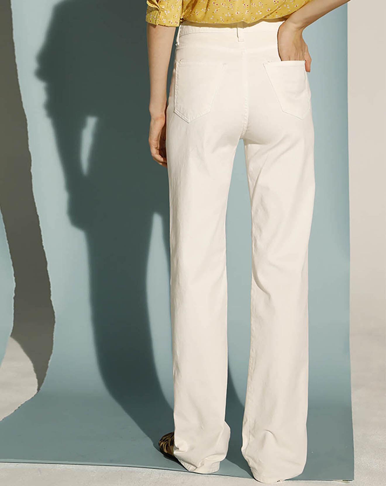 Swildens Pantalon Fawcett blanc