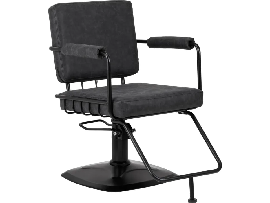 Activeshop Gabbiano frisørstol Katania Loft Old Leather sort