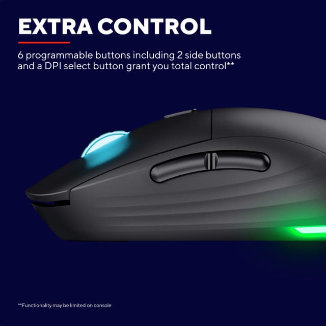Trust GXT927 REDEX+ tråsløs gaming-mus (sort)