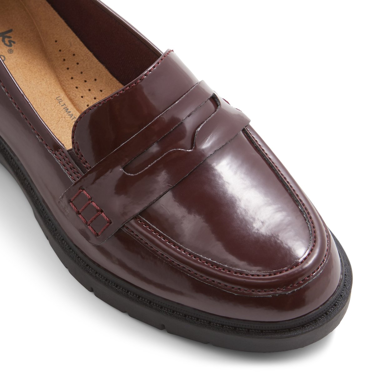 CLARKS-Westlynn_ayl-Flâneurs - Semelle tracteur - Bordo