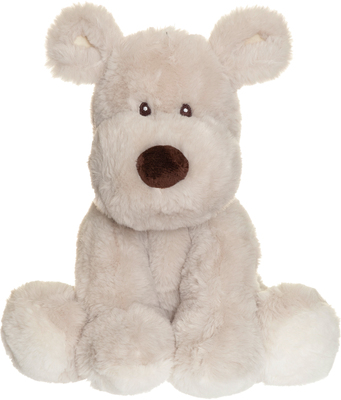 Teddykompaniet Kosedyr Mocca Hund 34 cm, Grå