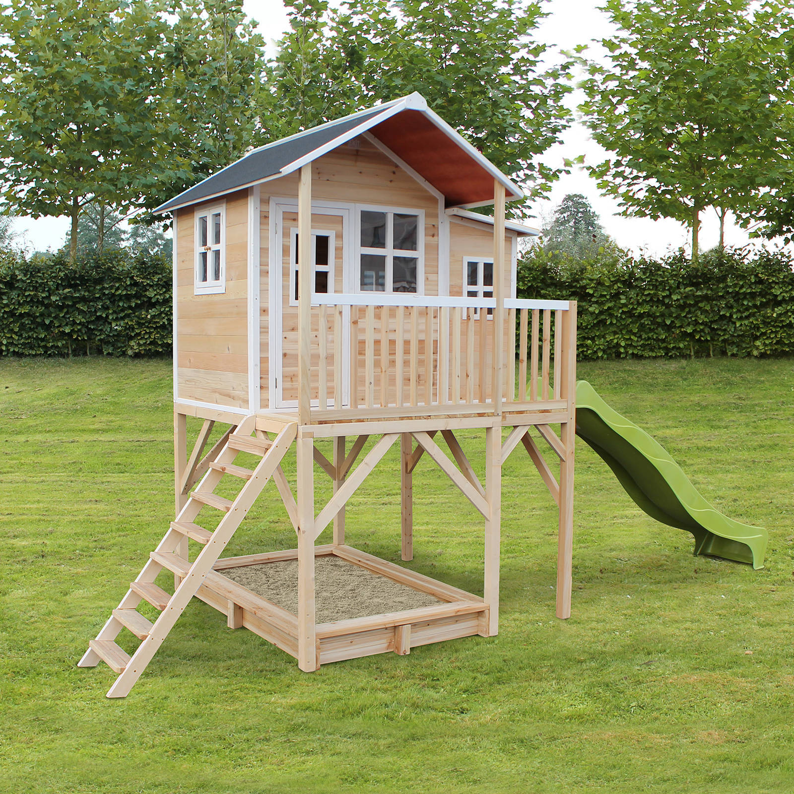 EXIT Loft 750 Loft 750 houten speelhuis - naturel