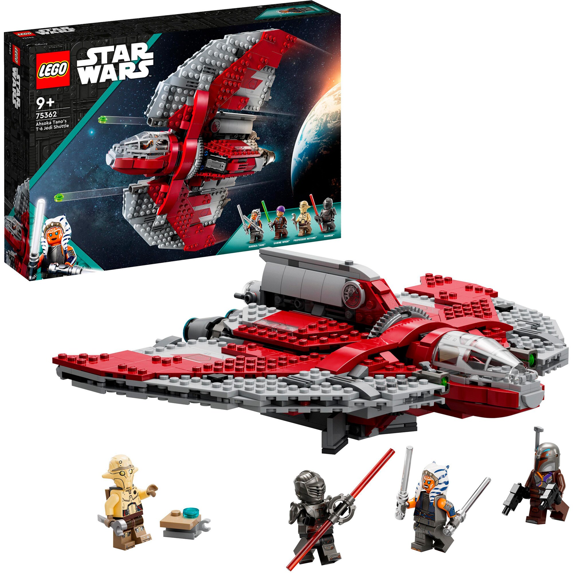 LEGO Konstruktionsspielzeug Star Wars Ahsoka Tanos T-6 Jedi Shuttle
