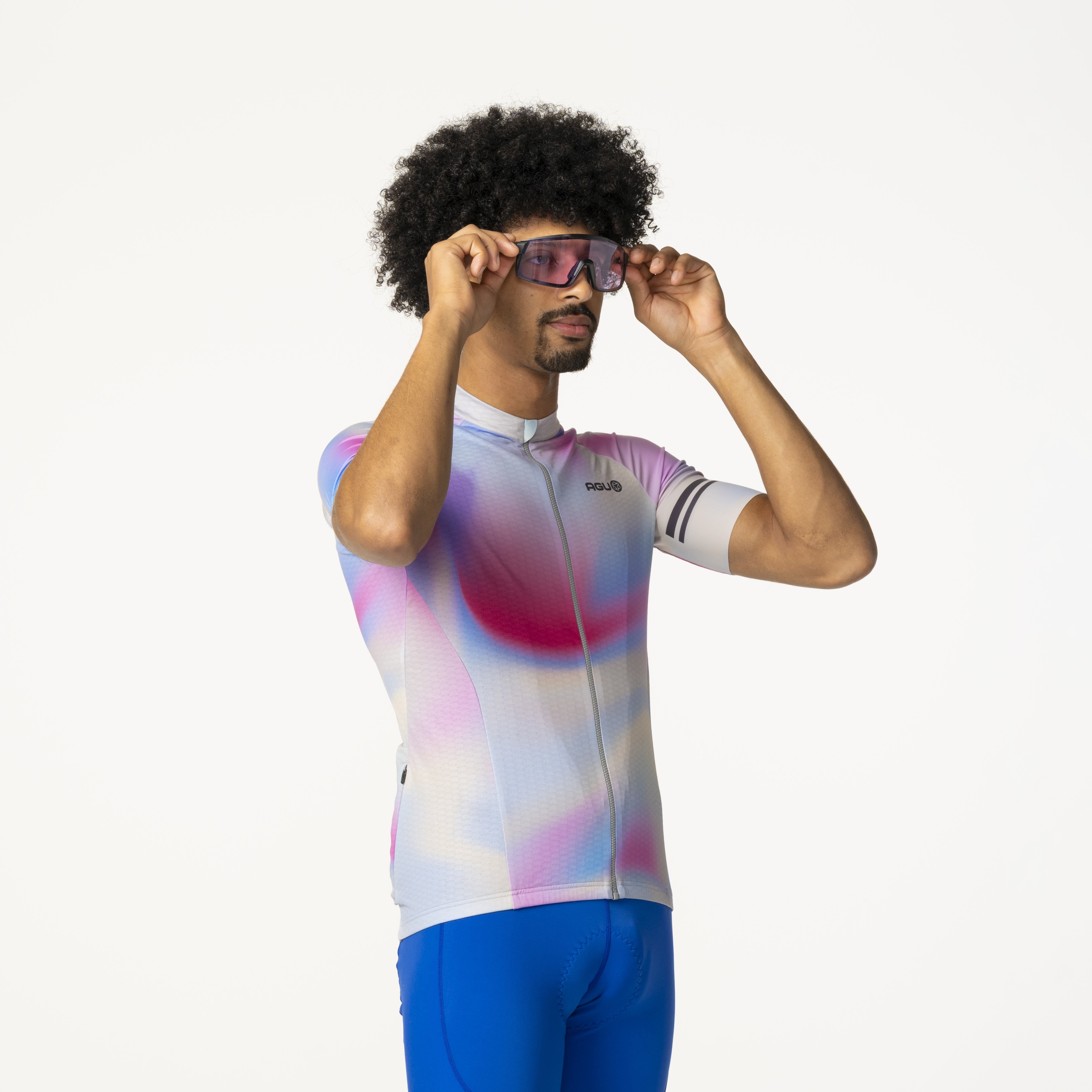 AGU Performance Gradient Swirl heren fietsshirt - Multi