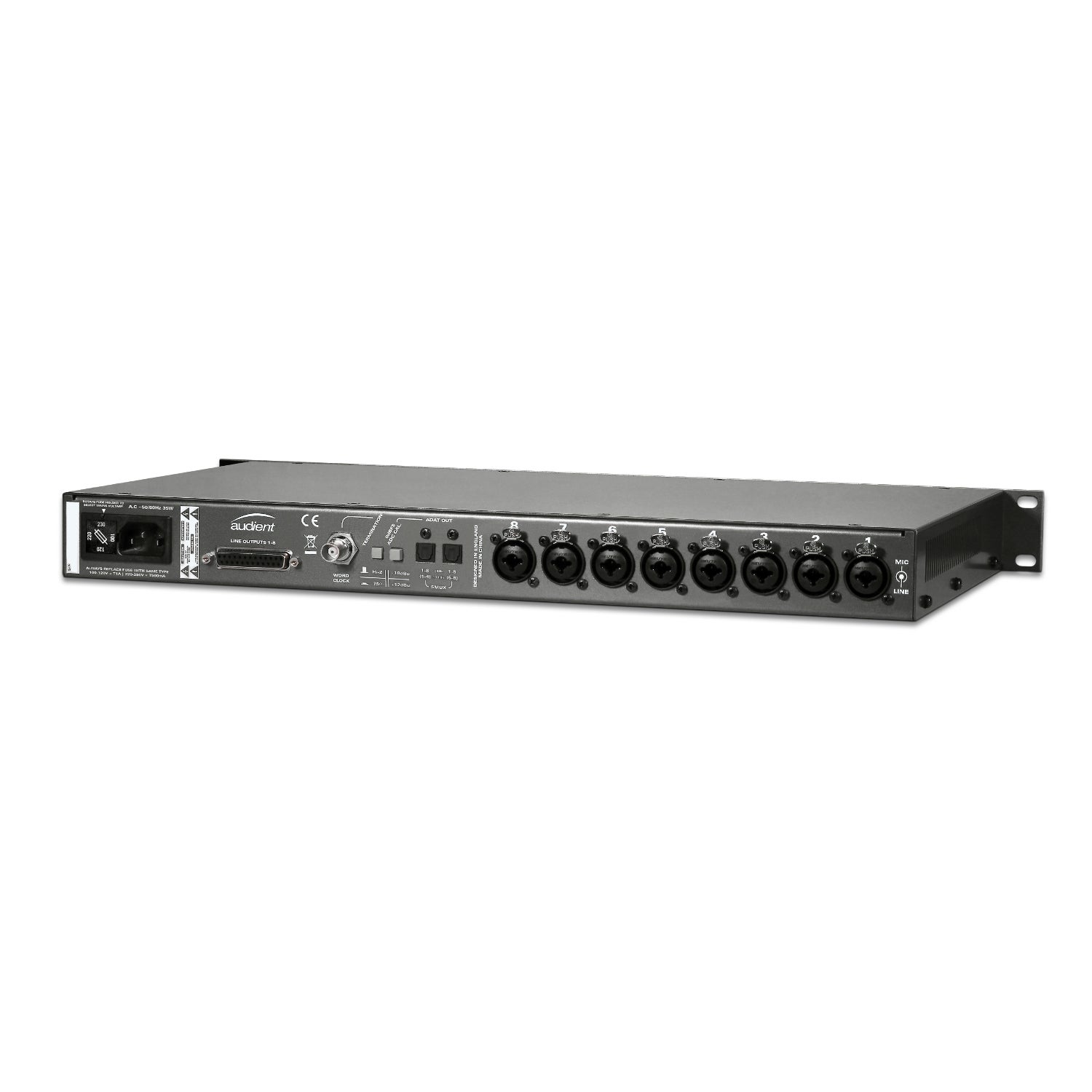 Audient ASP800 microfoon voorversterker