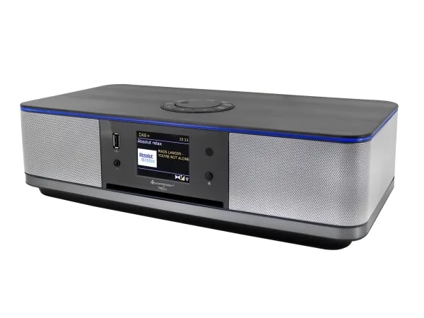 Soundmaster ICD2023SW, Digital, DAB , FM, PLL, Afspiller, CD, CD-R, CD-RW, Top, 15 W