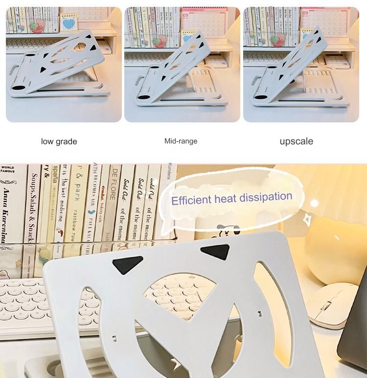 Yunikon - Opvouwbare plastic laptopstandaard / telefoonhouder / set (verschillende ontwerpen)