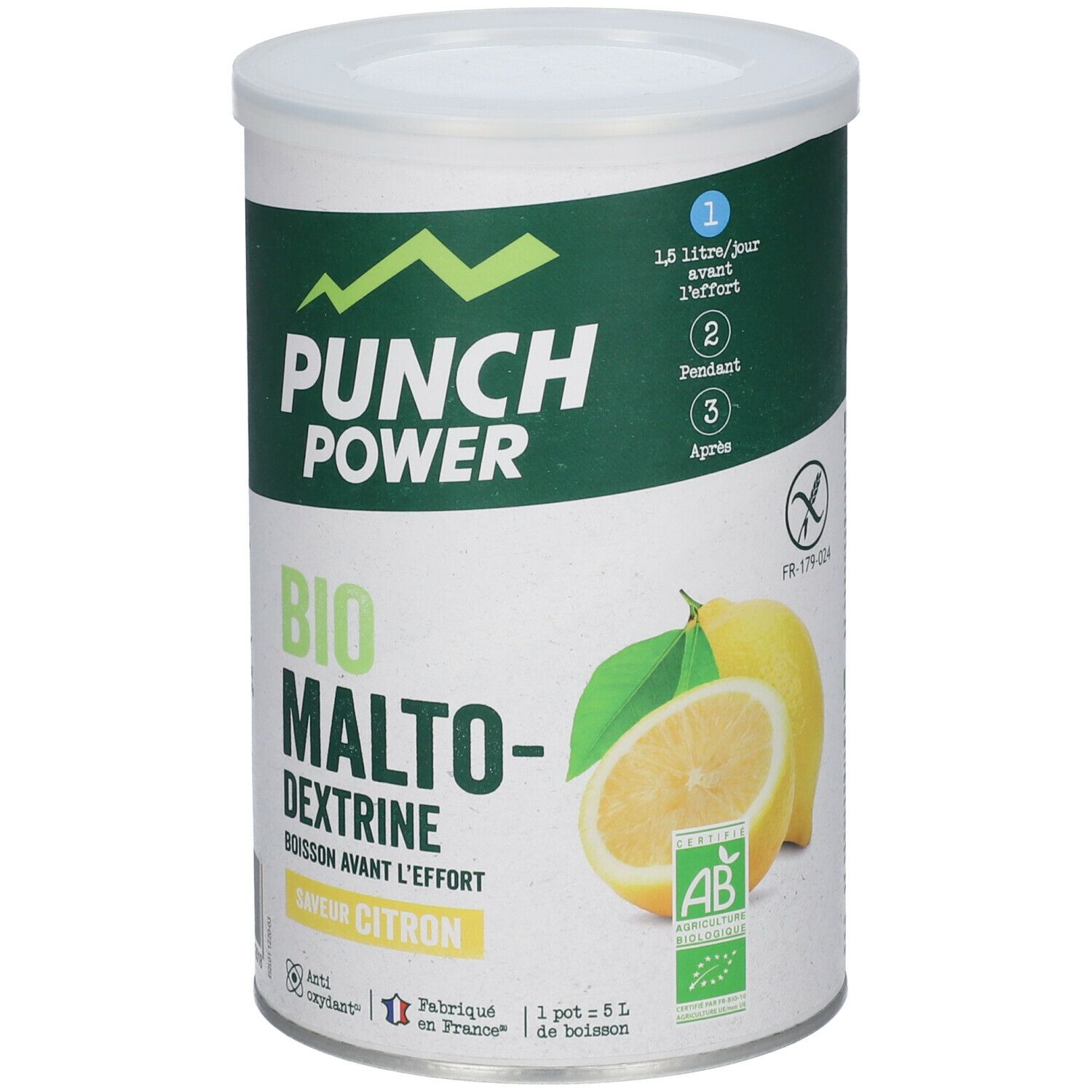 PUNCH POWER Maltodextrin Bio Zitrone