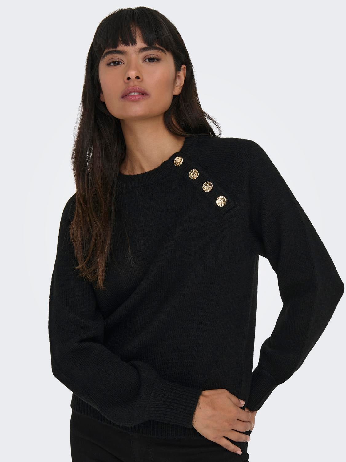 ONLEMMA Strickpullover Black