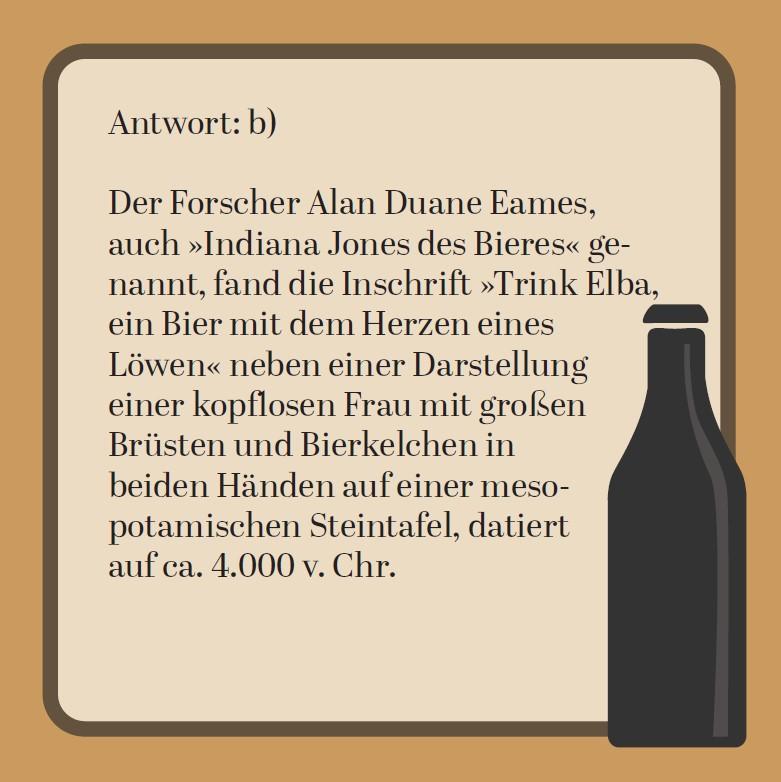 Unnützes Wissen Bier-Quiz