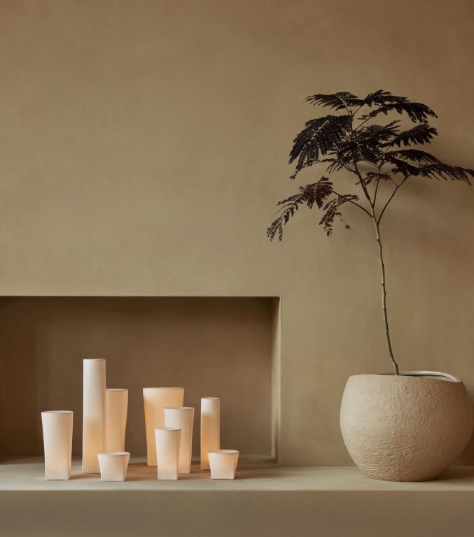 Audo Copenhagen Ignus Flameless Candle kaars H25 wit