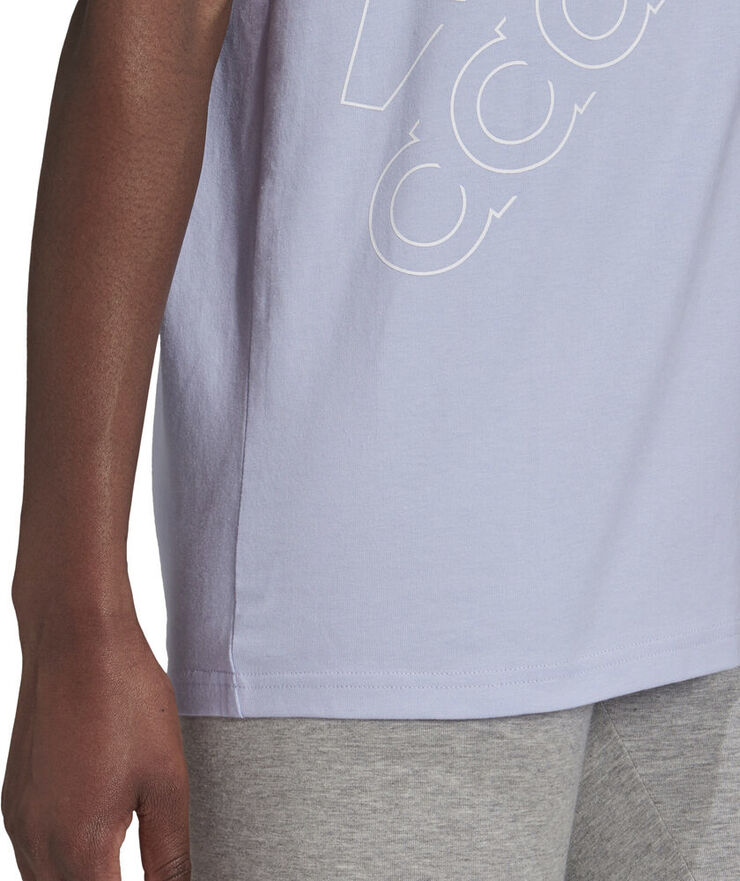 adidas Brand Love Slanted Logo Boyfriend T-shirt Blå