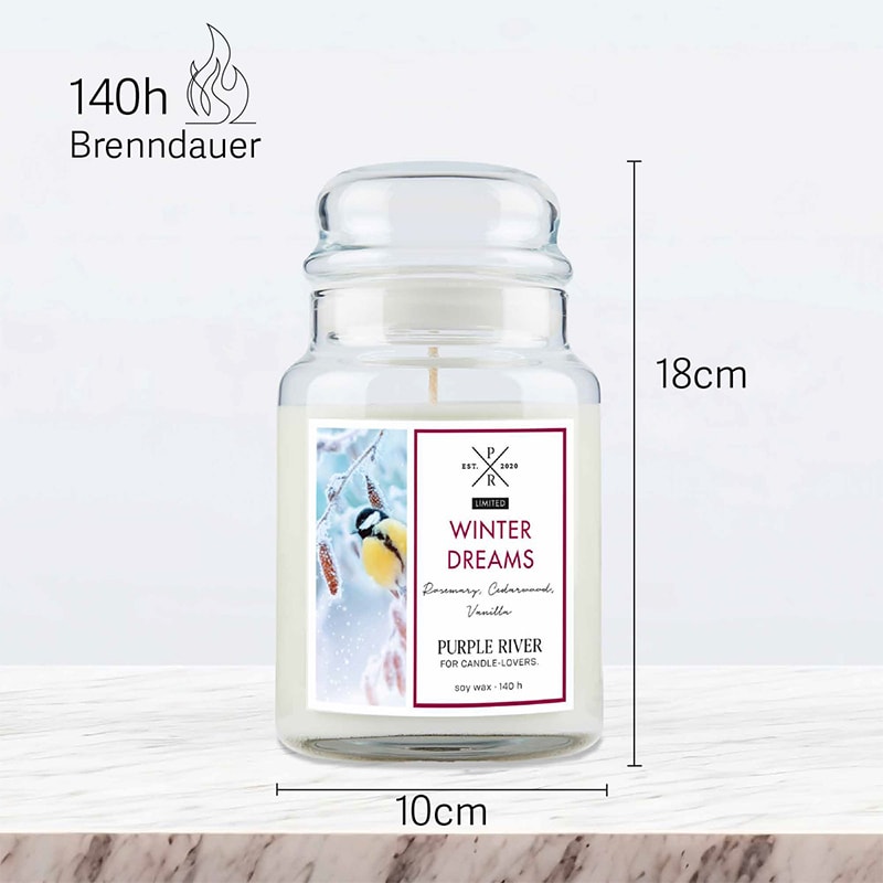 Bougie parfumée - Winter Dreams - Bergamote & pin - 623 g