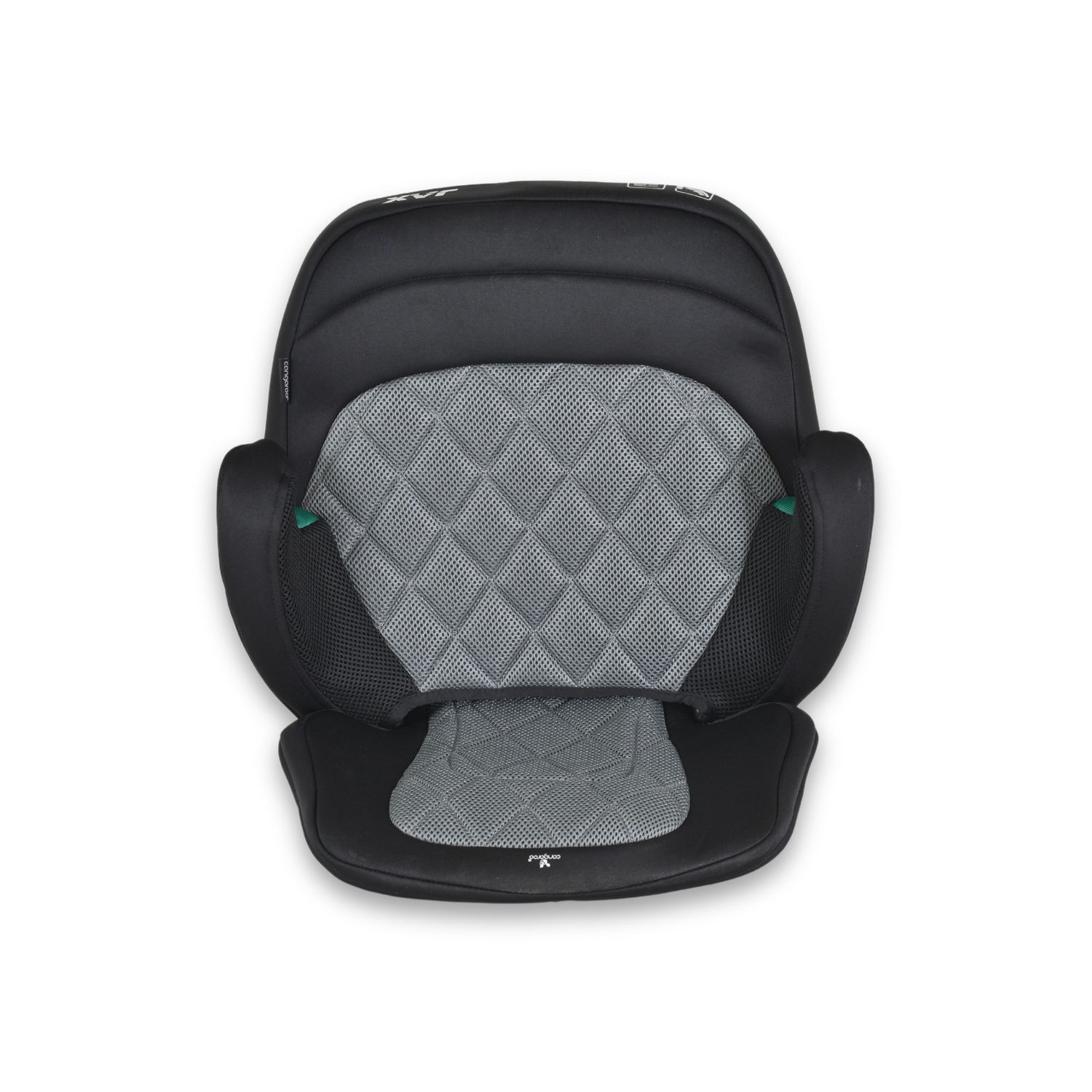 Cangaroo Kindersitz Sitzerhöhung Jax i-Size 125-150cm Gruppe 3 Isofix Top Tether grau