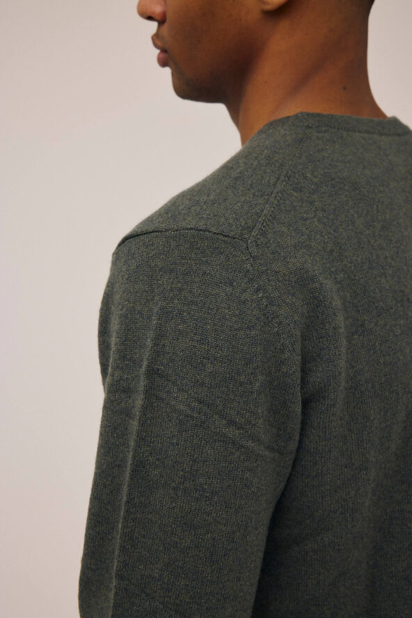 Magasin du Nord Collection Mads 2 - 100% Cashmere Dusty olive melange