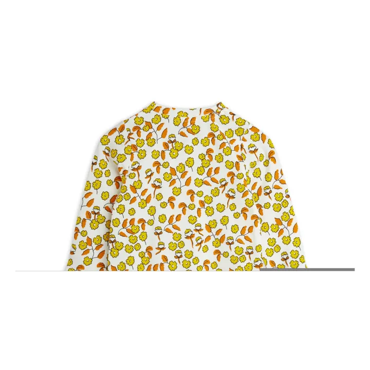 Mini Rodini Combinaison Fleur Coton Bio | Ecru