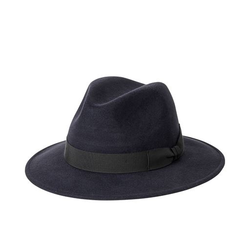 MJM Blue Line Brazil Wool/Cashmere Hat, Navy, 62