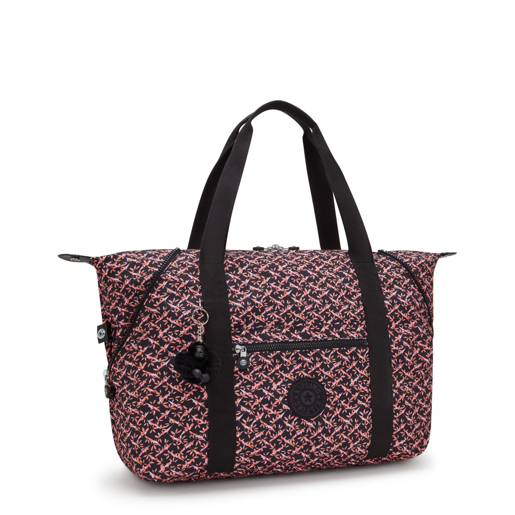 ART M Sac fourre-tout multi-usage taille moyenne avec manchon pour valise - Dancing Bouquet