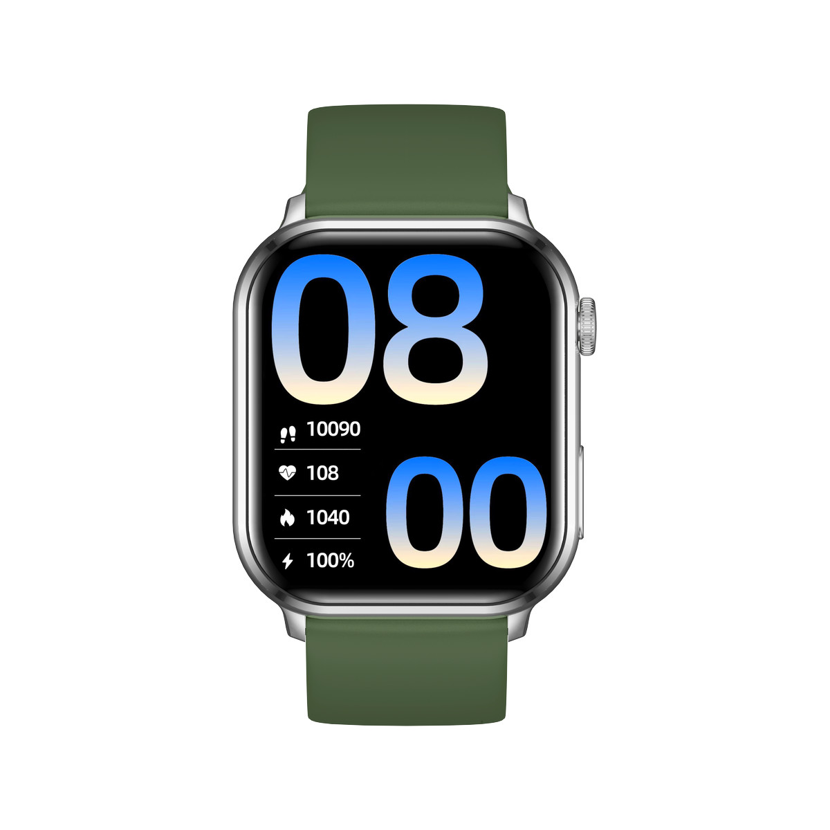 Montre SMARTY 2.0 training mixte connecté métal noir bracelet silicone