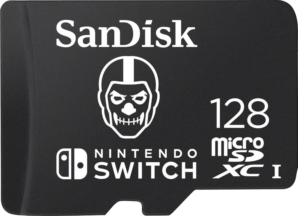 Sandisk Speicherkarte »microSDXC Extreme 128GB Fortnite Edition, Skull Trooper« (128 GB UHS-I Class 10 100 MB/s Lesegeschwindigkeit)