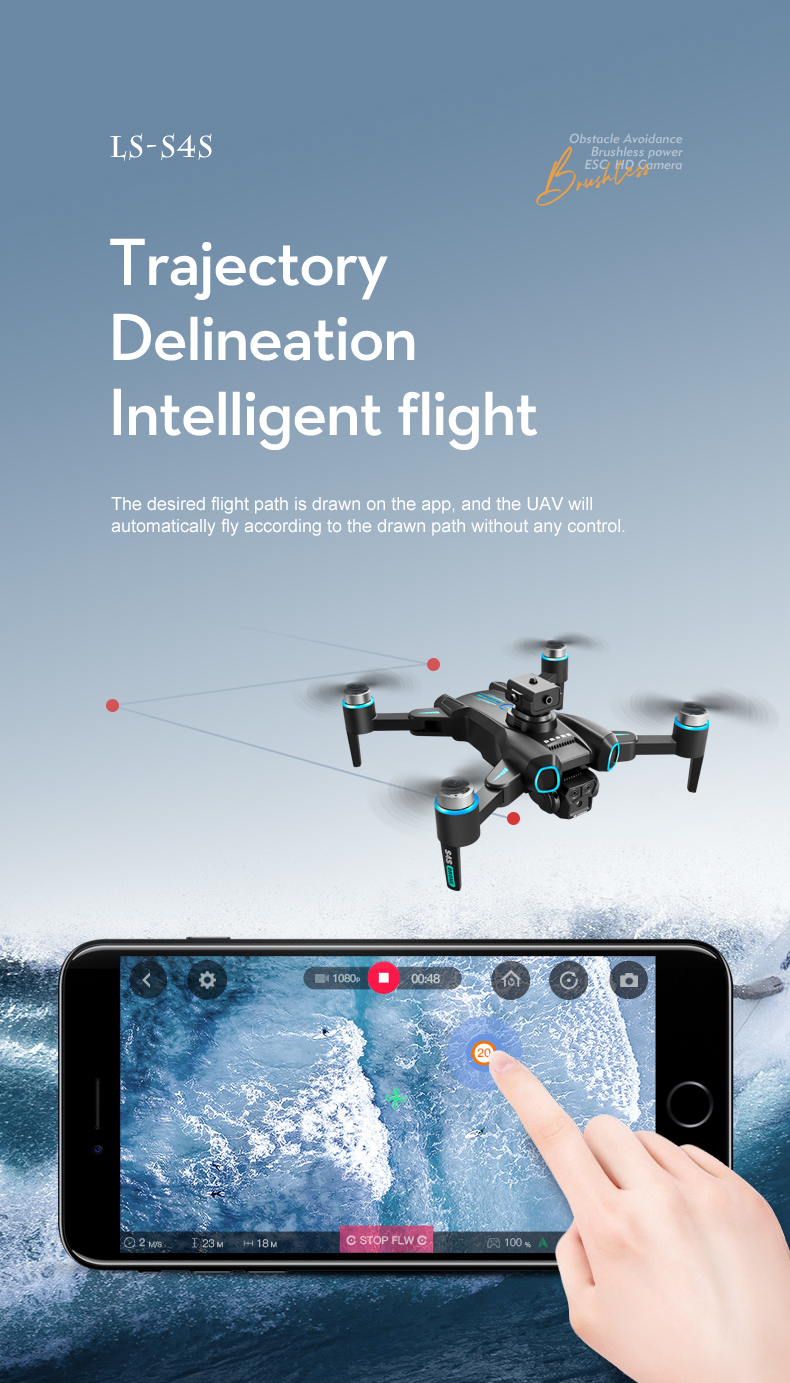 WiFi Faltbare RC Quadrocopter GPS Drohne Dual FPV 720P HD Kamera inkl. 3 Akkus   Fernbedienung
