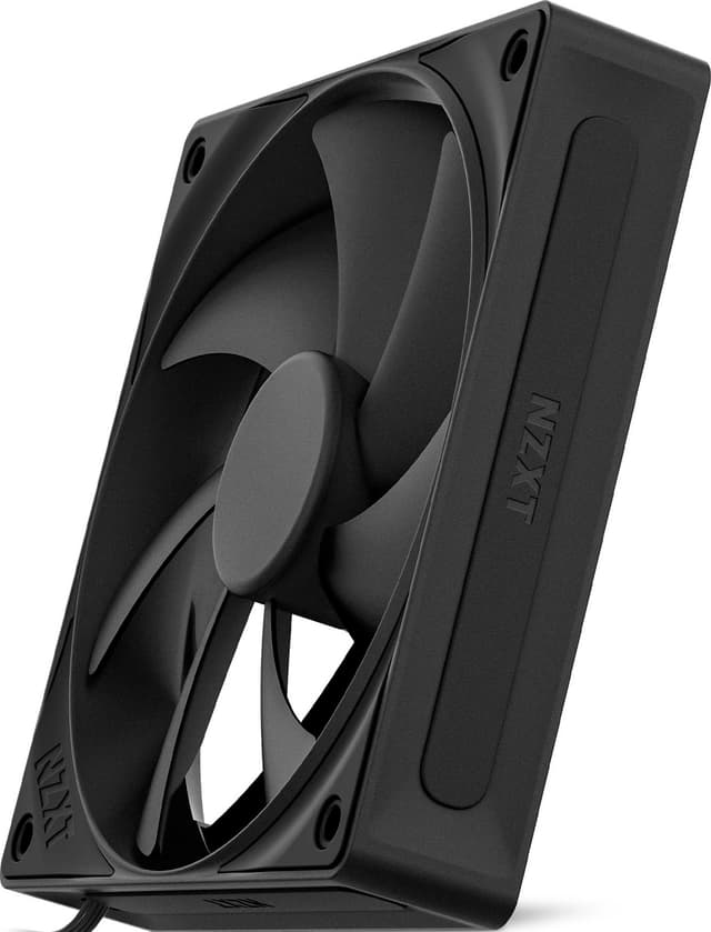NZXT F120P V2 Static Pressure 120 mm PWM blæser (sort)