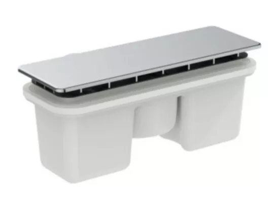 IDEAL STANDARD Bonde et cache Rectangulaire Chrome pour receveur Ultra Flat New
