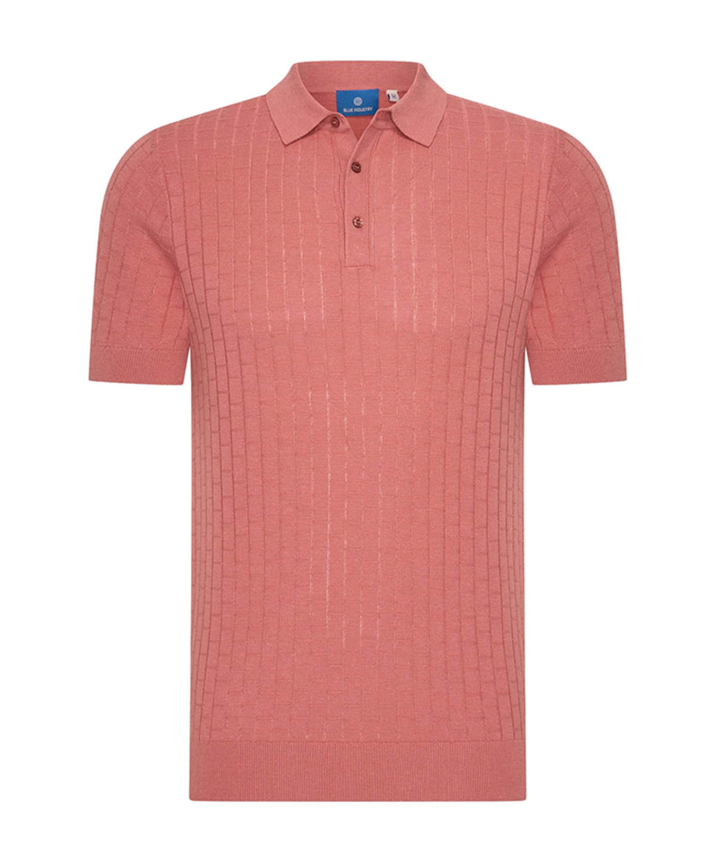 Blue industry Heren polo brique