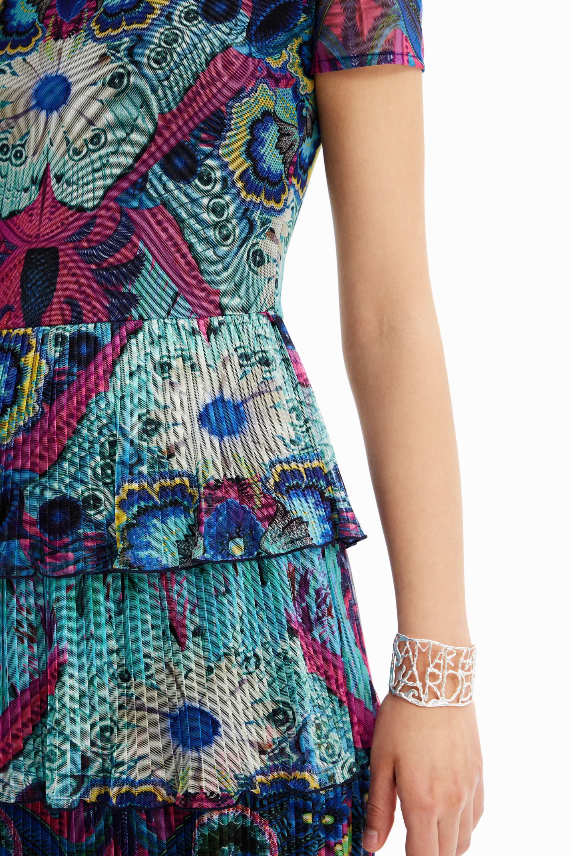 Robe courte volants M. Christian Lacroix