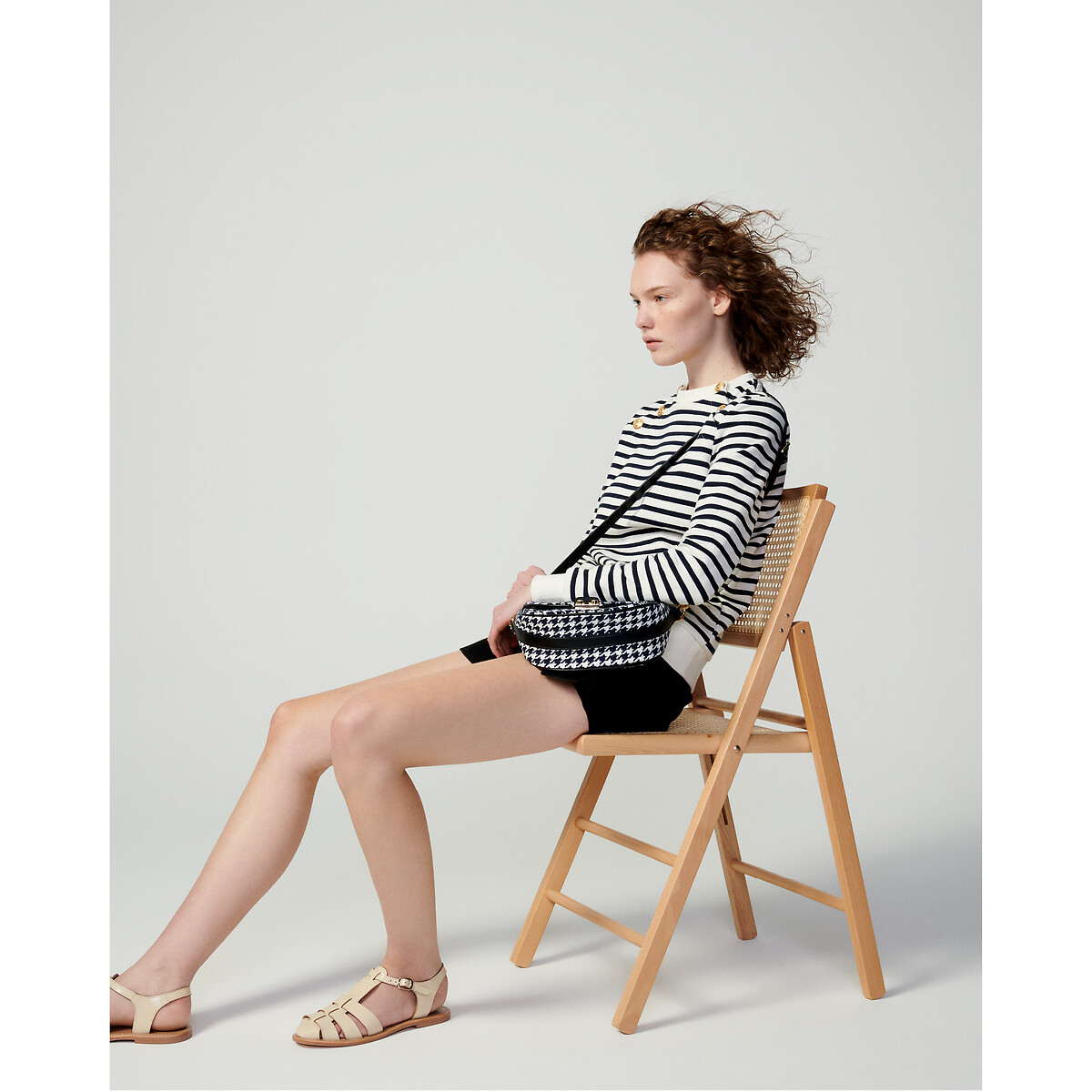 COLEÇÕES LA REDOUTE<br>Handtas em pied-de-poule