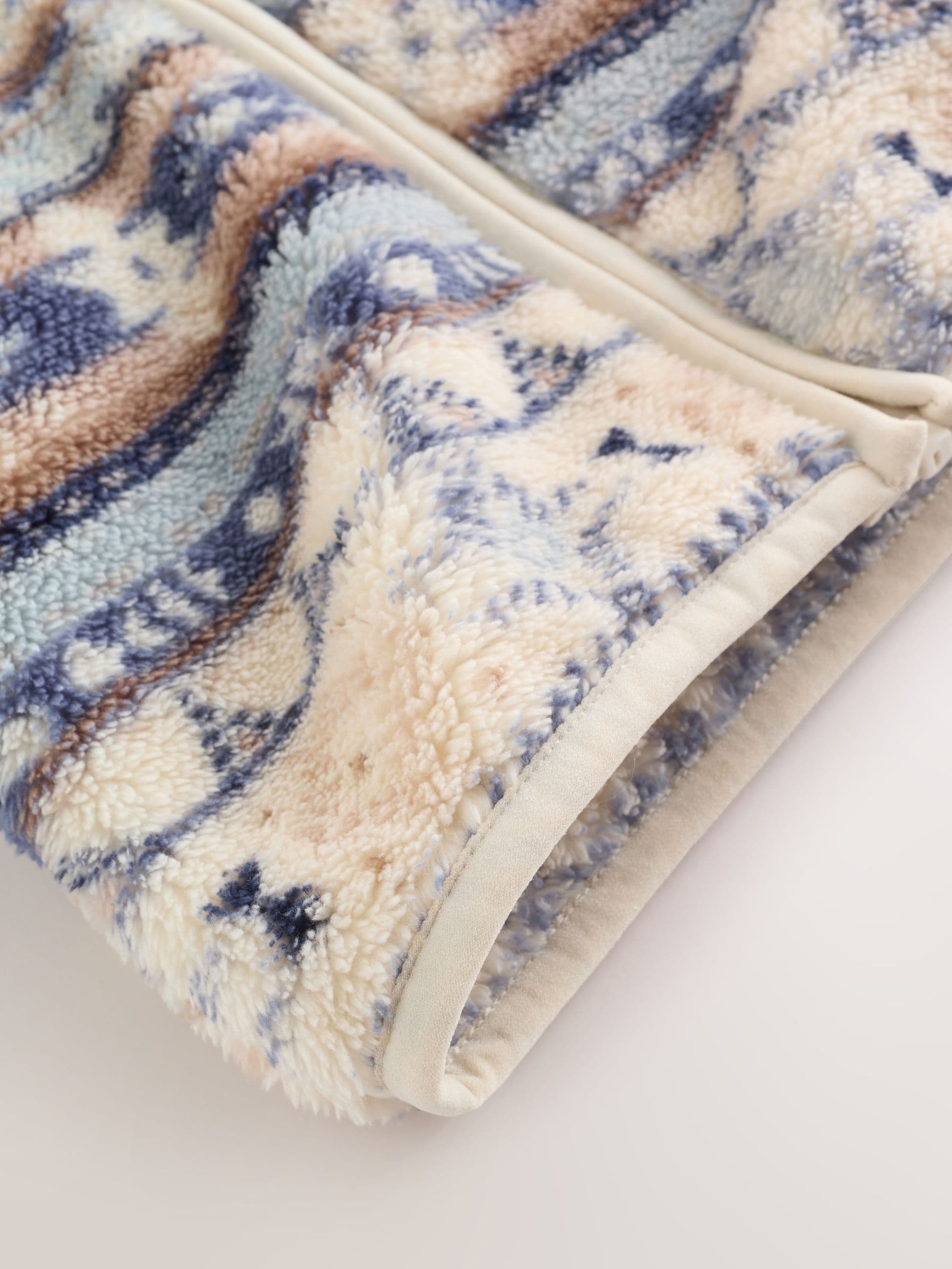 Blauw - Fleece Baby Jacket met ritssluiting (0mnd-2jr)