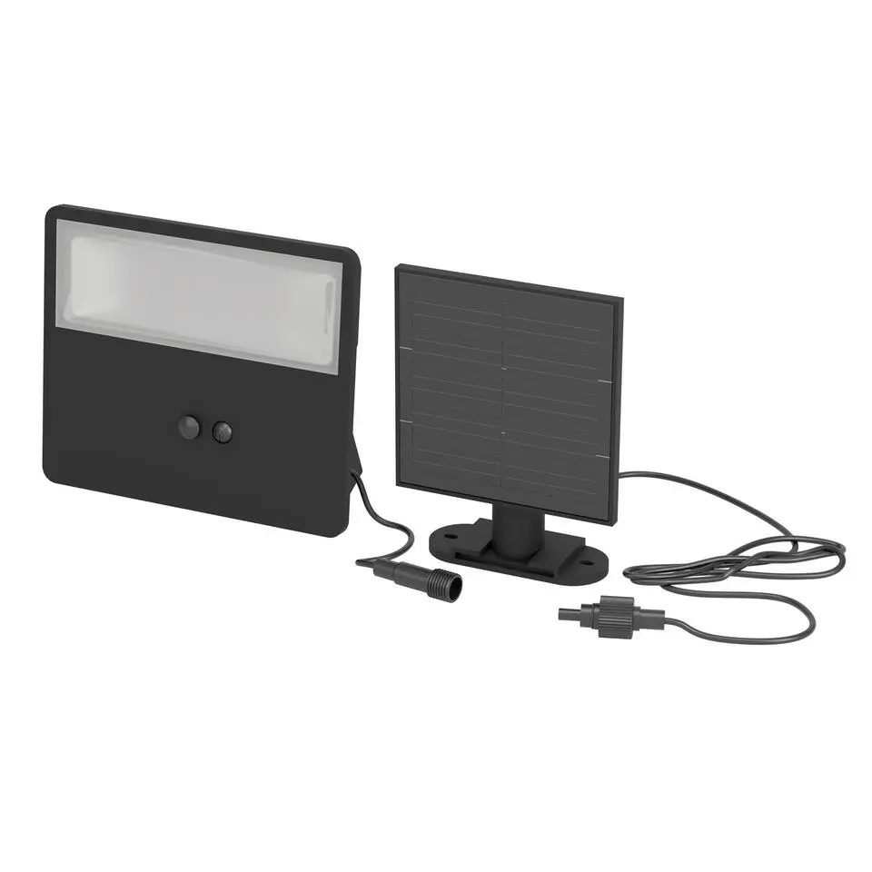 EGLO Panettieri Solar Wandlamp - LED - 17 cm - Zwart